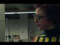 Kristen Schaal with a robot(The Calderons)
