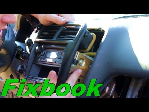 How to Remove Install Stereo & Retrieve Serial Number Honda Civic