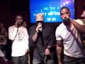 J-Dante and Maverick from IDEAL and Tweet from Next singing