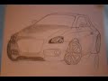 Audi A1 Zeichnung
