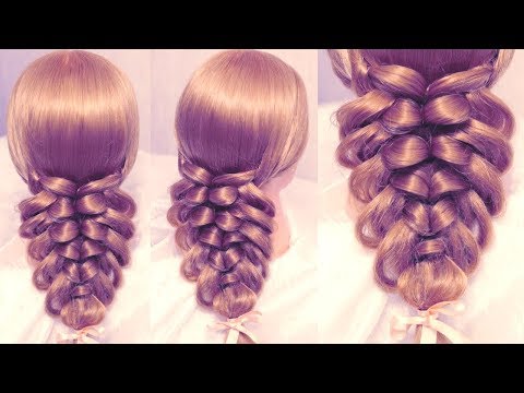 Вечерние причёски с помощью резинок Вечерние причёски с помощью резинок