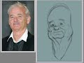 1/6- JoeBluhm paints a Bill Murray cartoon