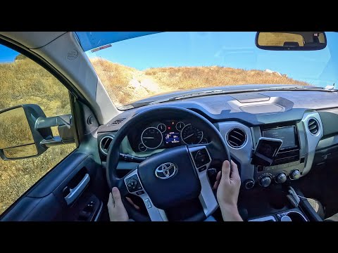 2014 Toyota Tundra w/ Kumho Road Venture AT52 Tires - POV On-road/Off-road Drive (Binaural Audio)