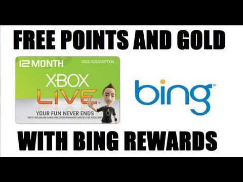 how to get microsoft points from bing