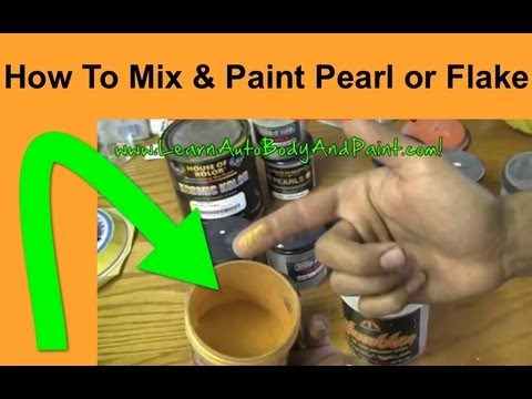 how to mix omni au paint