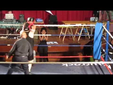 women topless boxing