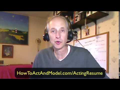 how to attach resume to headshot