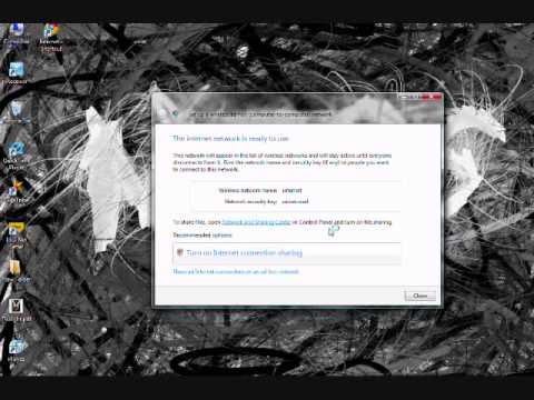 how to make laptop ad hoc