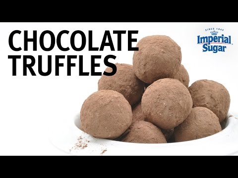 truffles - Chef Eddy Van Damme shares his decadent chocolate truffle recipe.
