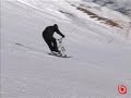 snowscoot blackmountain vidéo freeride vtt snowsboard tignes