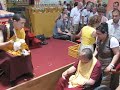 Karmapa Trinley Thaye Dorje blessing his parents