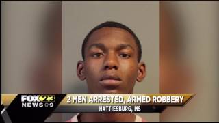 2 men arrested, armed robbery