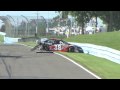 2009 Zippo 200 at The Glen Practice - Jason Leffler Hard Crash