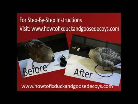 how to repair duck decoys