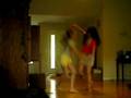 Thin Yellow Shorts Dancing