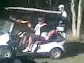 crazy shit on golf buggy
