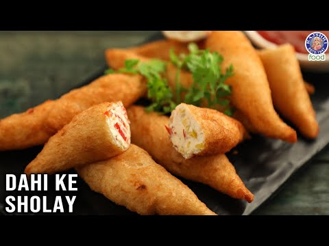 Dahi ke Angare | Dahi Ke Sholay | Easy Snack Recipe | Dahi Bread Roll Recipe | Chef Varun