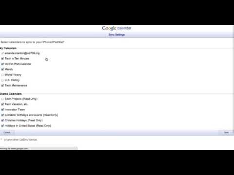 how to sync shared outlook calendar on iphone