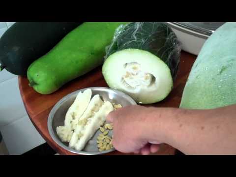 how to harvest gourd seeds