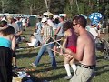 This is a clip of a hippy girl at Rothbury 2008 doing the hula and then absolutly tweaking out to a song by Micheal Franti. 