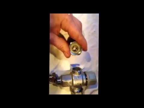 how to adjust mixing valve