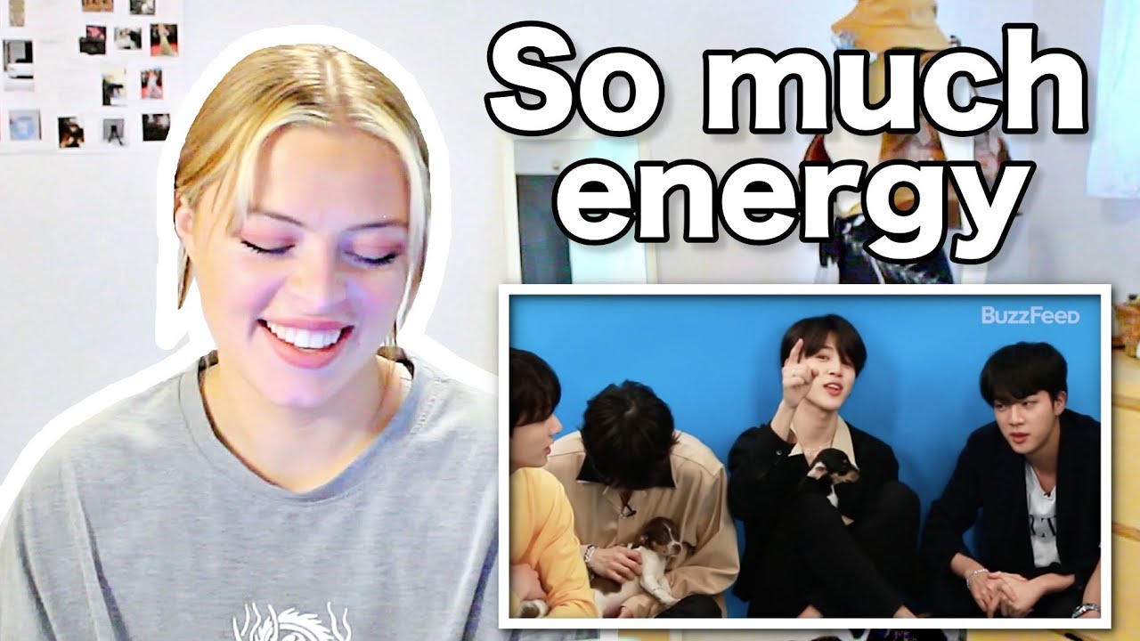 Olive Reacts to BTS Plays with Puppies Interview | BTS Reaction
