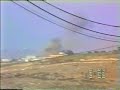 Finnish UN-forces in the middle of a Israel army artillery.