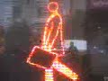 neon people downtown toronto