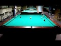Corey Deuel -esque stroke shot to get out, playing some 10-ball