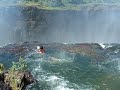 Jumping into Victoria Falls Jumping into Victoria Falls
