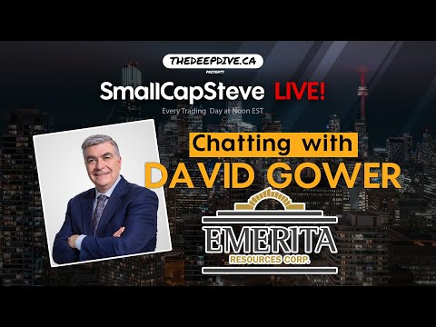 Video Thumbnail Image - Emerita Resources – The Deep Dive – SmallCapSteve Chatting with CEO & Director David Gower