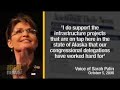 Palin was for 'Bridge to Nowhere'