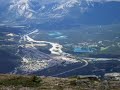 Jasper Alberta on the top of Whistlers Mountain Jasper Alberta on the top of Whistlers Mountain
