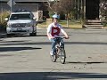 Jacob Riding a Bicycle for the First Time