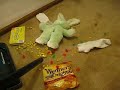 Vacuuming up marbles, doll stuffing, spilt candy and socks