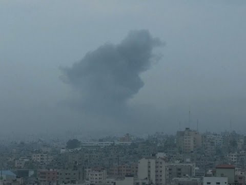 bombs - Israel bombed five mosques, a sports stadium and the home of the late Hamas military chief across the Gaza Strip early on Tuesday, a Gaza police official sai...