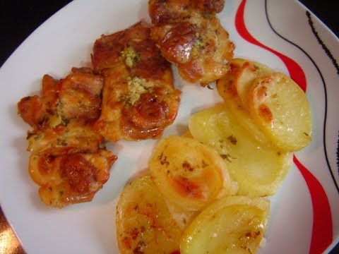 horno - Esta receta y otras más las puedes encontrar en: http://disfrutandodelacocina.blogspot.com Esta receta es de aquellas que son tan fáciles de hacer que te sor...