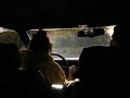 Teaching Dervla how to drive