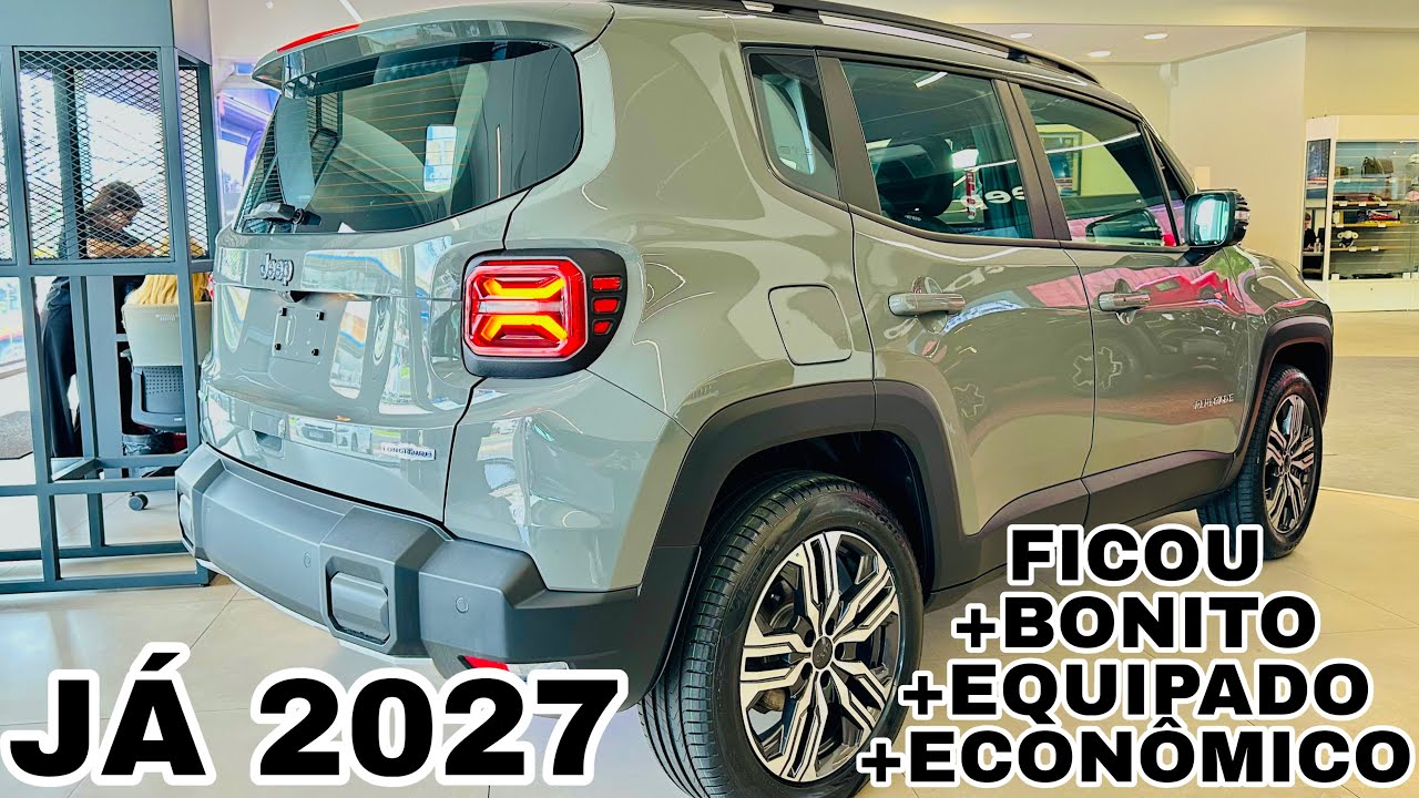 LANÇAMENTO JEEP RENEGADE LONGITUDE HÍBRIDO 2027 EM DETALHES | CHEGOU COM VÁRIAS MUDANÇAS CONFIRA!!