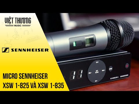 Đập hộp, Review, HDSD Bộ micro Sennheiser XSW 1-825 và XSW 1-835