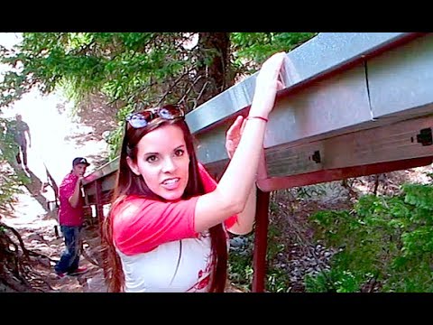 GIANT METAL SLIDE IN THE MOUNTAINS!