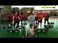 Very Funny Man Utd. Players sing ''Best Around'' and do Aerobics w/ 'Gavin and Stacey'.