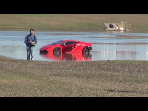 VIDEO: 2000HP Lamborghini Loses Control Into Lake