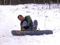Snowboard into Snowman