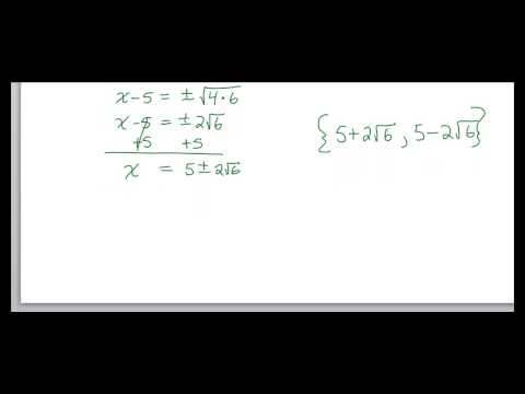 how to isolate x in a square root