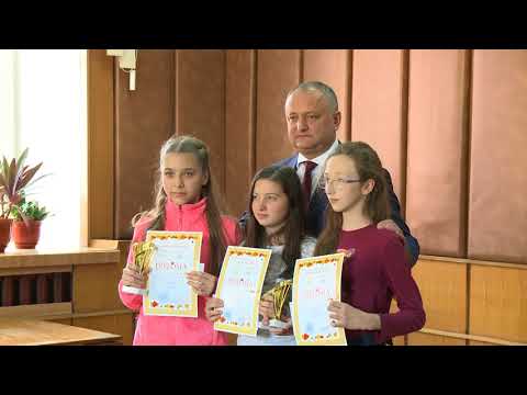 Igor Dodon a participat la ceremonia de premiere a învingătorilor Festivalului Internațional de Șah „Toamna Moldovei”