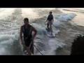 Kelly and Justin Wake Surf Duo