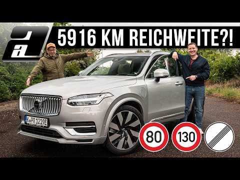 2024 volvo xc90 t8 455ps 709nm  12 liter auf 100km  verbrauchtest