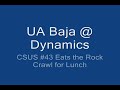 UA Baja Footage of CSUS Rock Crawl