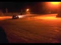 Lee in my car in the snow